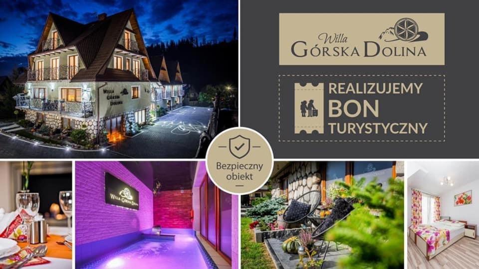 Willa Gorska Dolina Jacuzzi & Sauna Poronin Buitenkant foto